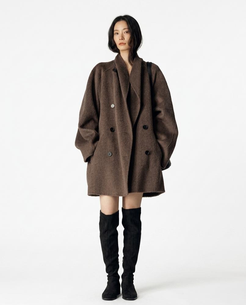 Cloppenburg Mode - Dumod | Doppelreihiger Wollartiger Mantel Damen