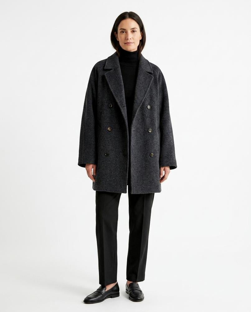 Cloppenburg Mode - Dumod | Doppelreihiger Wollartiger Mantel Damen