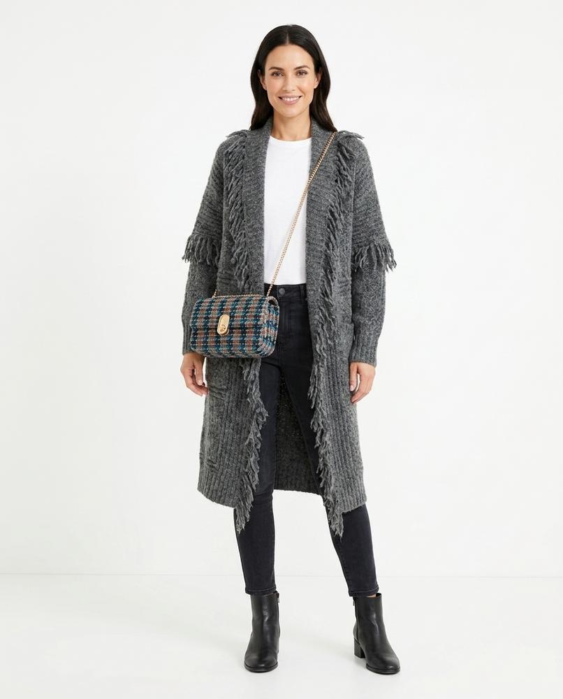 Cloppenburg Mode - Mitam | Gerippter Gefranster Cardigan Damen