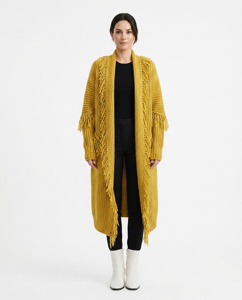 Cloppenburg Mode - Mitam | Gerippter Gefranster Cardigan Damen