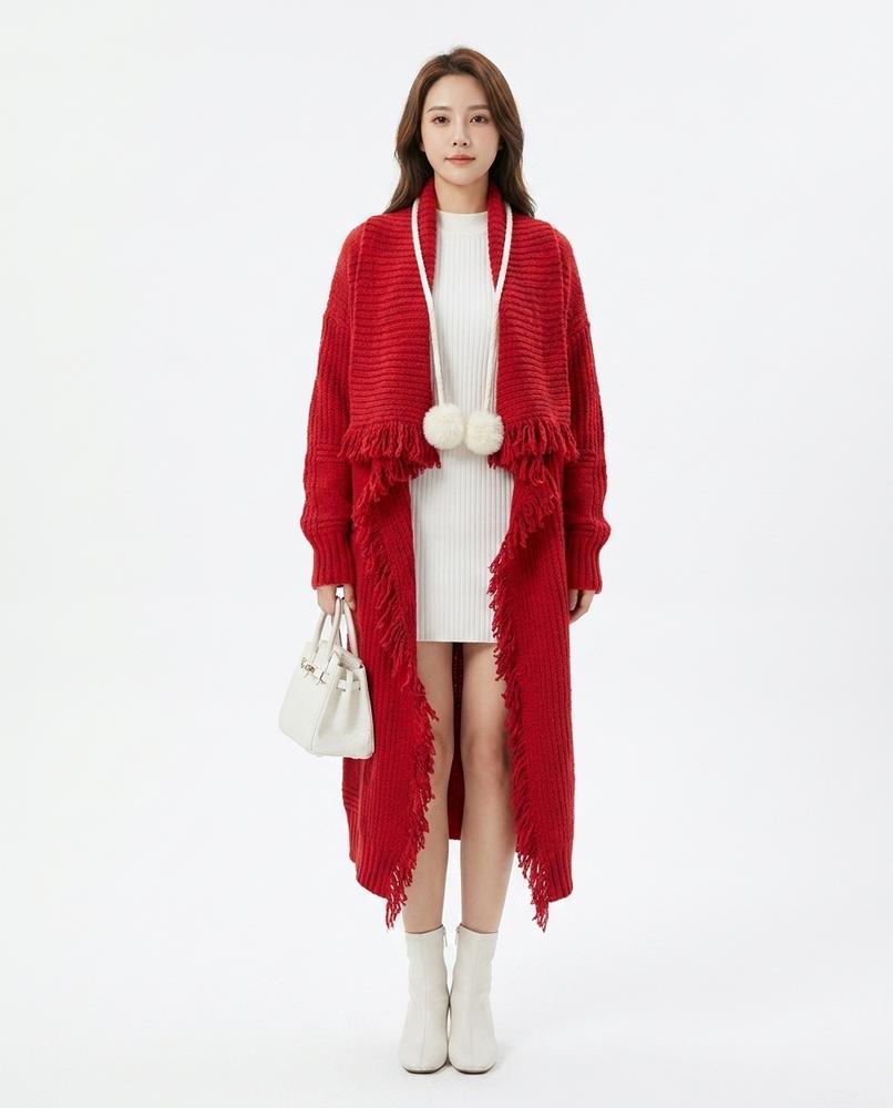 Cloppenburg Mode - Mitam | Gerippter Gefranster Cardigan Damen