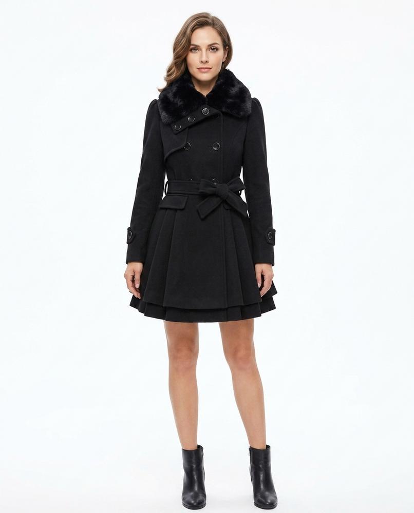 Cloppenburg Mode - Kesam | Taillierter Doppelreihiger Mantel Damen
