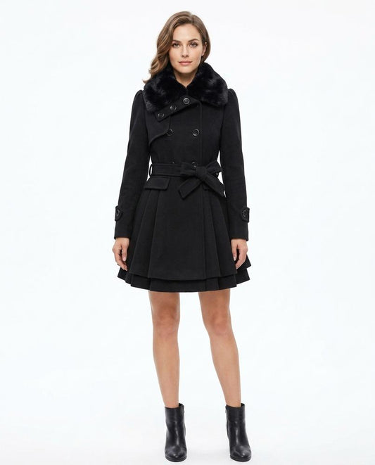Cloppenburg Mode - Kesam | Taillierter Doppelreihiger Mantel Damen