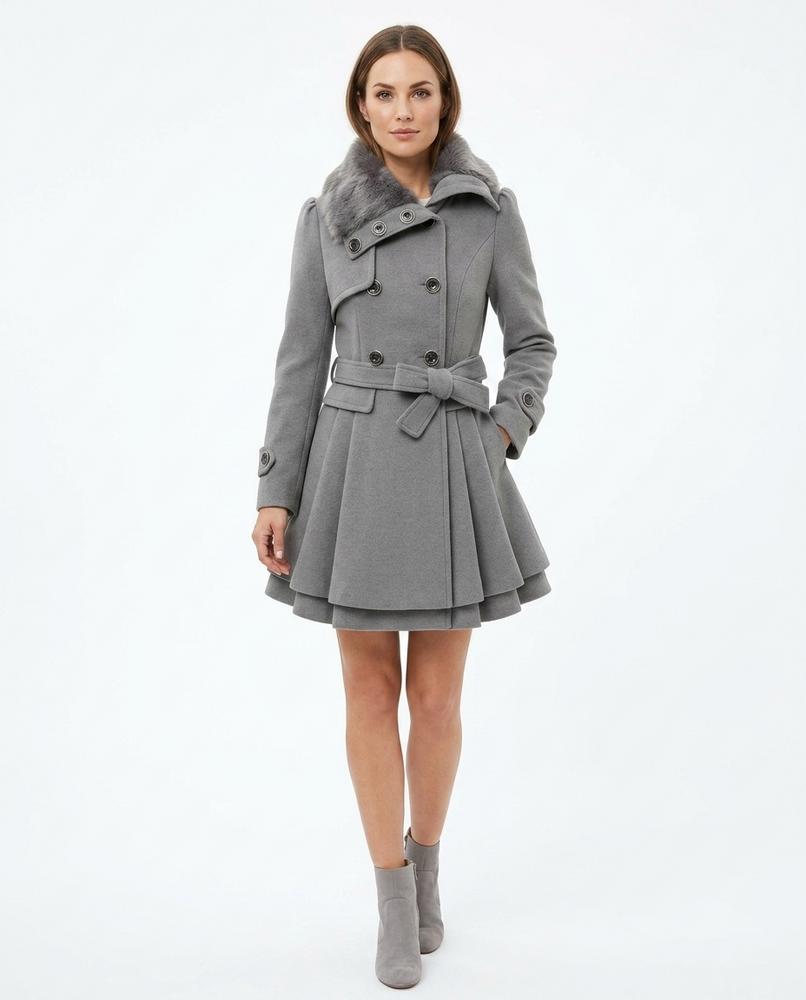Cloppenburg Mode - Kesam | Taillierter Doppelreihiger Mantel Damen