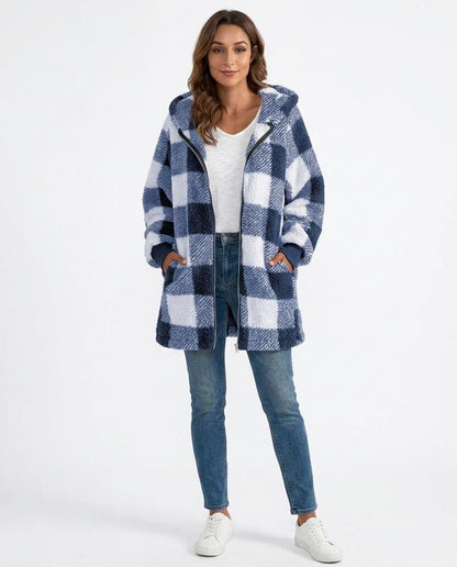 Cloppenburg Mode - Zalok | Flauschig Kariert Mantel Damen