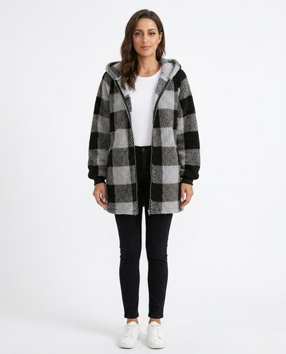 Cloppenburg Mode - Zalok | Flauschig Kariert Mantel Damen