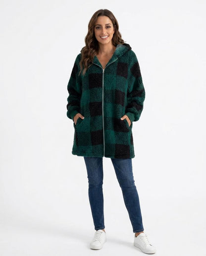 Cloppenburg Mode - Zalok | Flauschig Kariert Mantel Damen