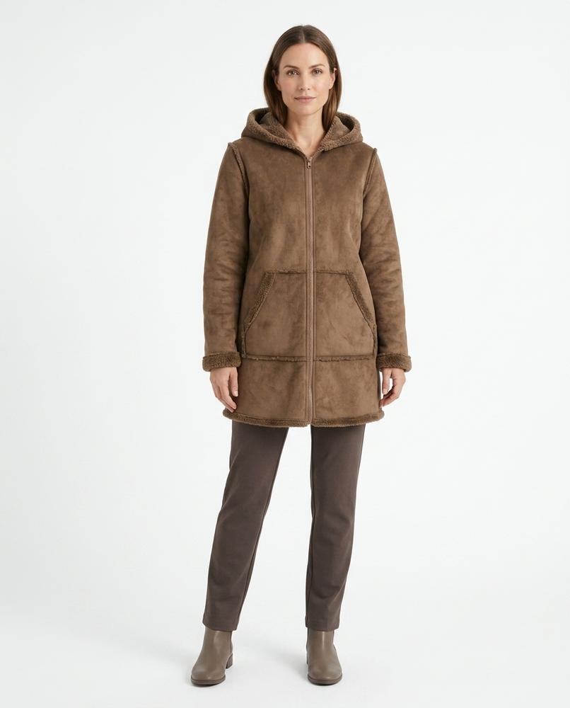 Cloppenburg Mode - Cosev | Gefütterter Velours Mantel Damen