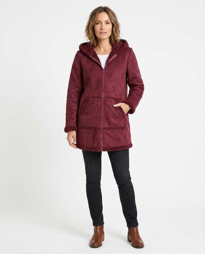Cloppenburg Mode - Cosev | Gefütterter Velours Mantel Damen