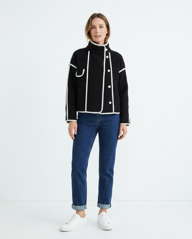 Cloppenburg Mode - Mizak | Paspeliert Strukturiert Jacke Damen
