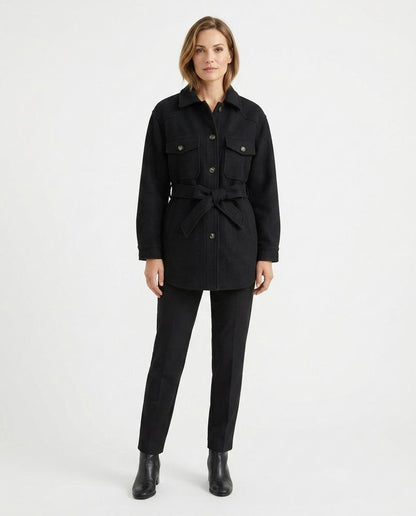 Cloppenburg Mode - Dawim | Gegürtete Strukturierte Jacke Damen