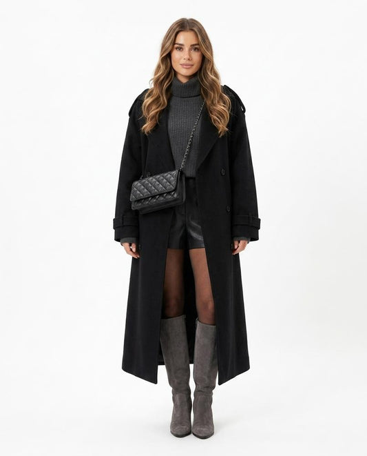 Cloppenburg Mode - Nagid | Zweireihiger Langgeschnittener Mantel Damen