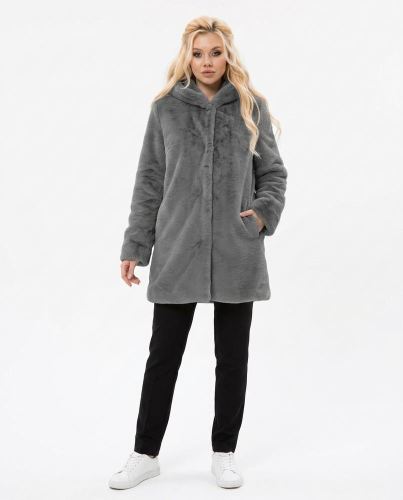 Cloppenburg Mode - Ranul | Plüschig Hochgeschlossen Mantel Damen