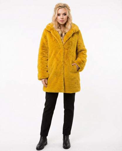 Cloppenburg Mode - Ranul | Plüschig Hochgeschlossen Mantel Damen