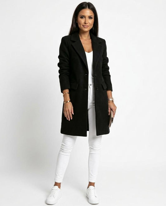 Cloppenburg Mode - Nafot | Einreihig Unifarben Mantel Damen