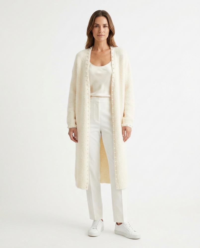 Cloppenburg Mode - Tabul | Perlenbesetzt Flauschig Strickjacke Damen
