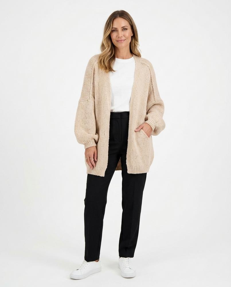 Cloppenburg Mode - Supor | Grobgestrickte Verschlusslose Strickjacke Damen