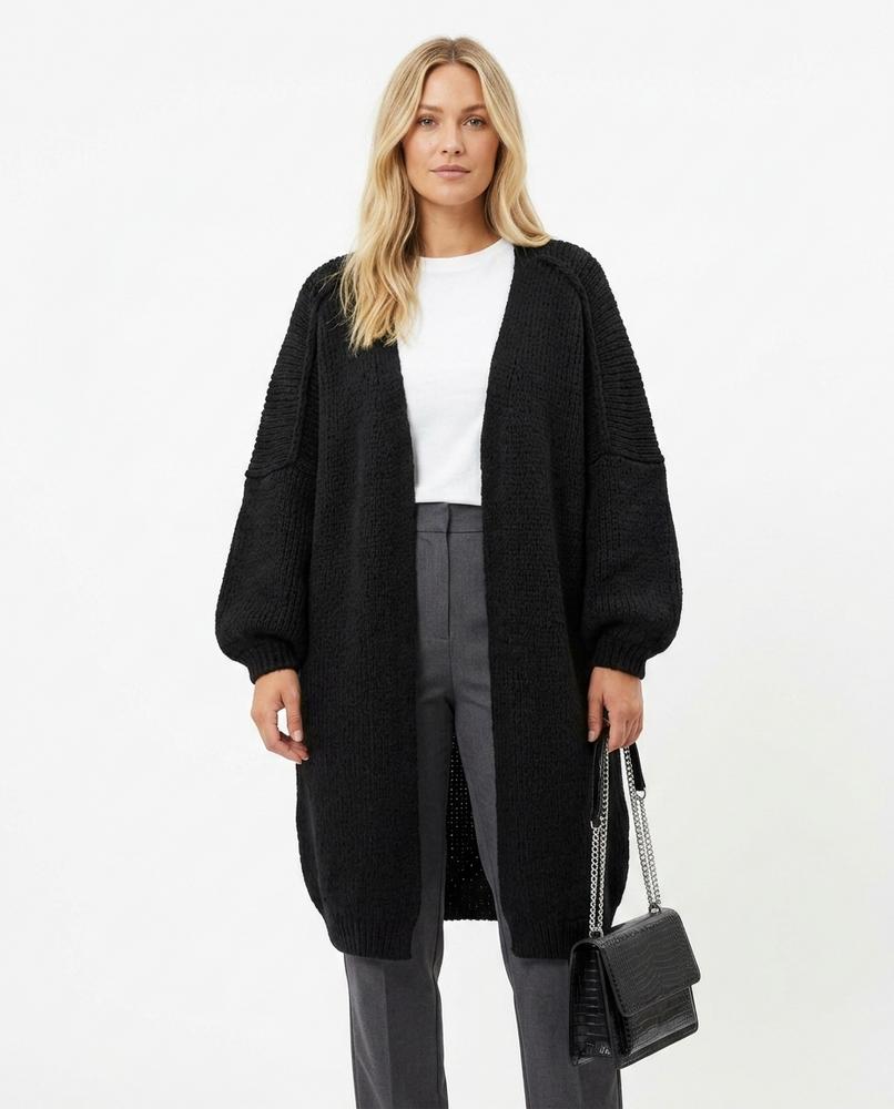 Cloppenburg Mode - Supor | Grobgestrickte Verschlusslose Strickjacke Damen