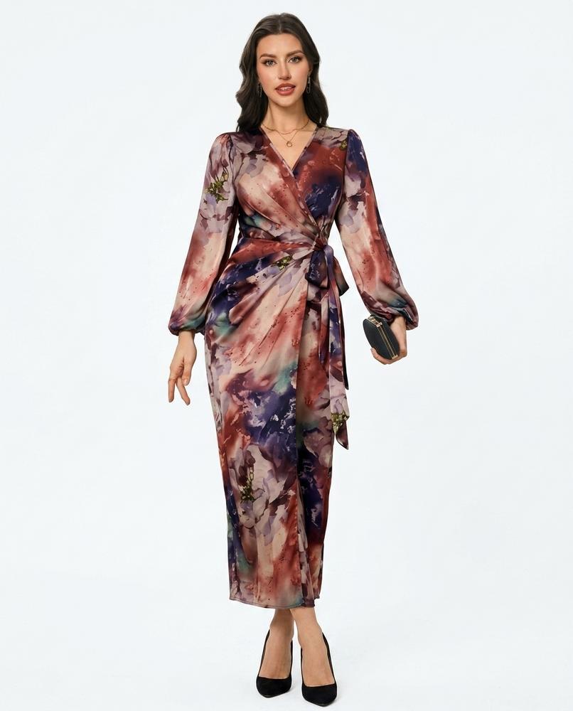 Cloppenburg Mode - Dugov | Gemustertes Gebundenes Kleid Damen