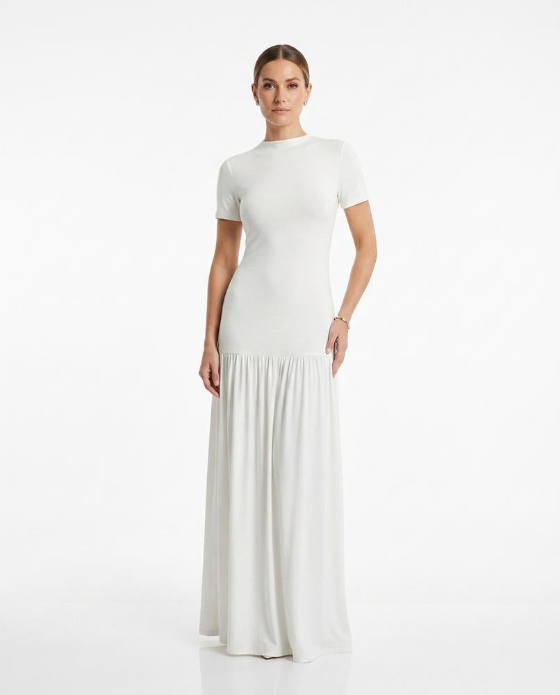 Cloppenburg Mode - Dinut | Langes Kurzärmliges Kleid Damen