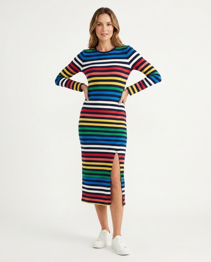 Cloppenburg Mode - Eomal | Langärmliges Gestreiftes Kleid Damen