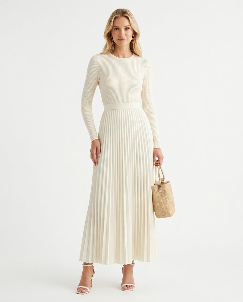 Cloppenburg Mode - Aikum | Geripptes Plissiertes Kleid Damen