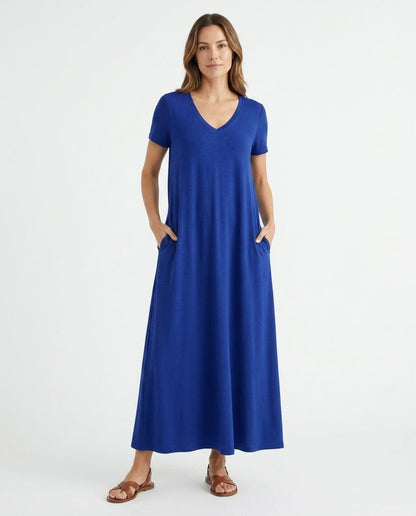 Cloppenburg Mode - Eibiv | Kurzärmliges Bodenlanges Kleid Damen