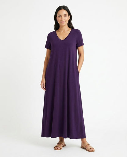 Cloppenburg Mode - Eibiv | Kurzärmliges Bodenlanges Kleid Damen