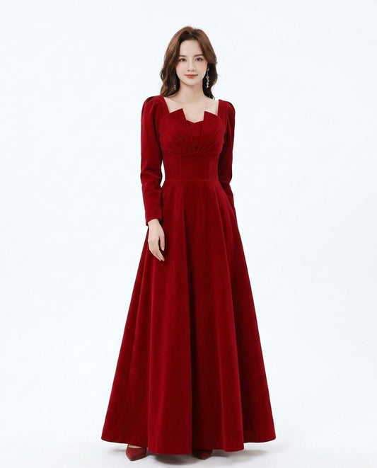 Cloppenburg Mode - Lukur | Langärmliges Samt Kleid Damen