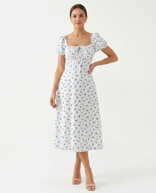 Cloppenburg Mode - Eegiv | Geblümtes Kurzärmliges Kleid Damen