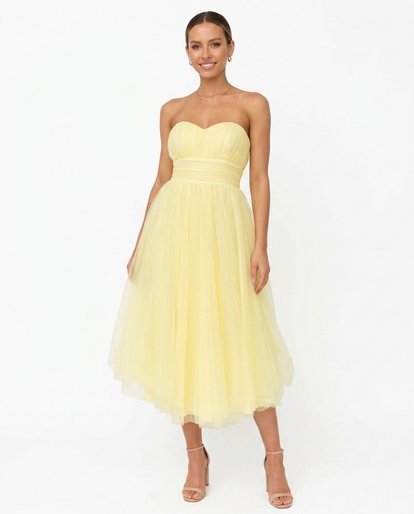 Cloppenburg Mode - Dedam | Trägerloses Plissiertes Kleid Damen