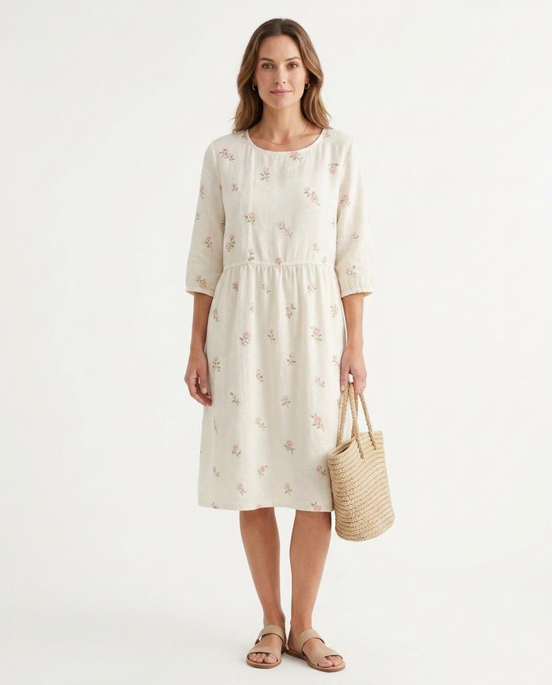Cloppenburg Mode - Kakud | Geblümtes Leinen Kleid Damen