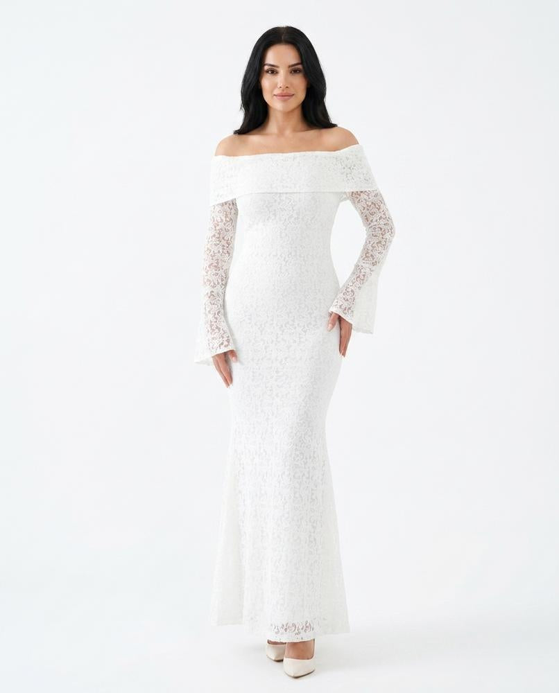 Cloppenburg Mode - Aohov | Schulterfreies Spitzen Kleid Damen
