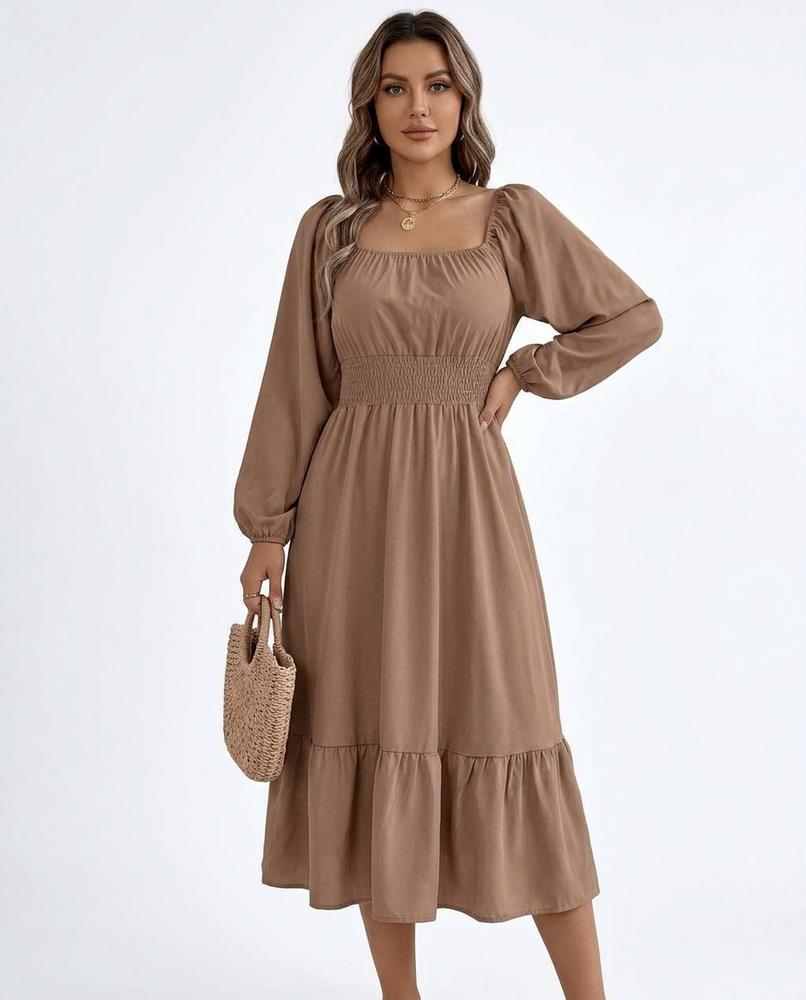Cloppenburg Mode - Zedum | Langärmliges Gesmoktes Kleid Damen