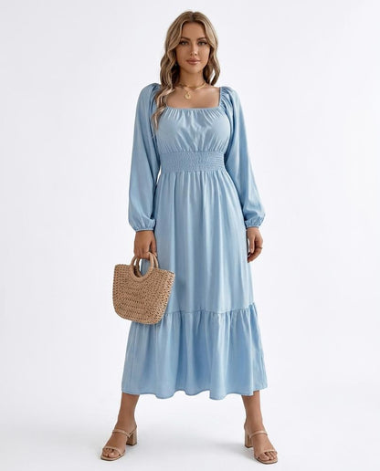 Cloppenburg Mode - Zedum | Langärmliges Gesmoktes Kleid Damen