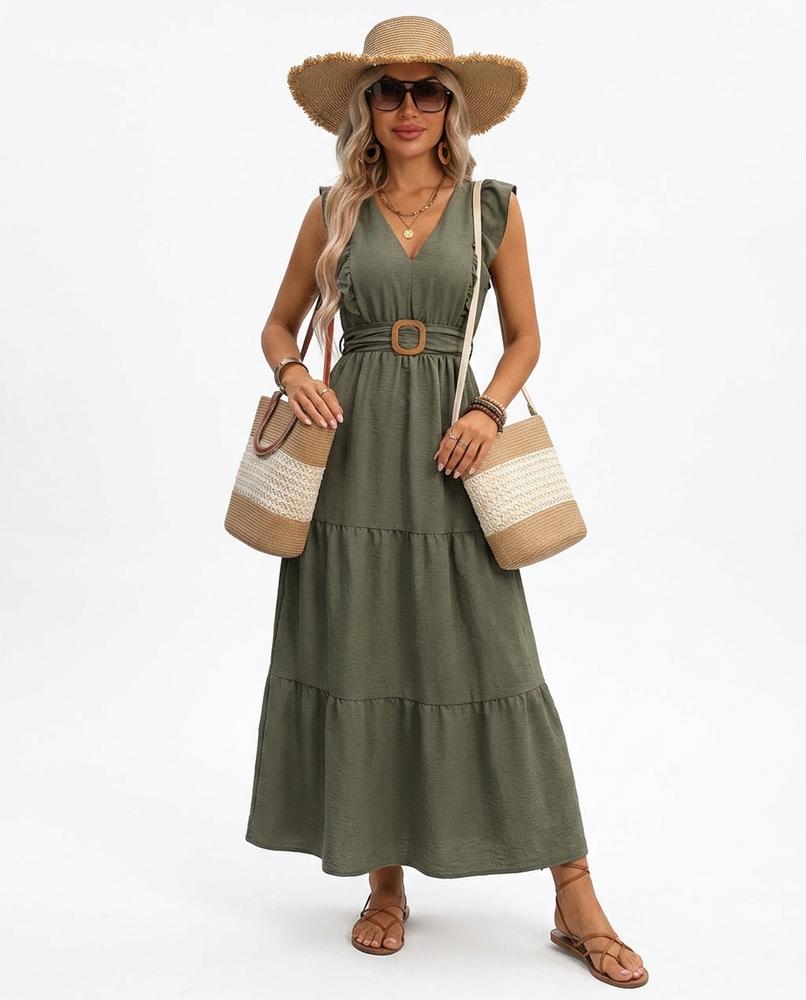 Cloppenburg Mode - Sugik | Ärmelloses Gegürtetes Kleid Damen