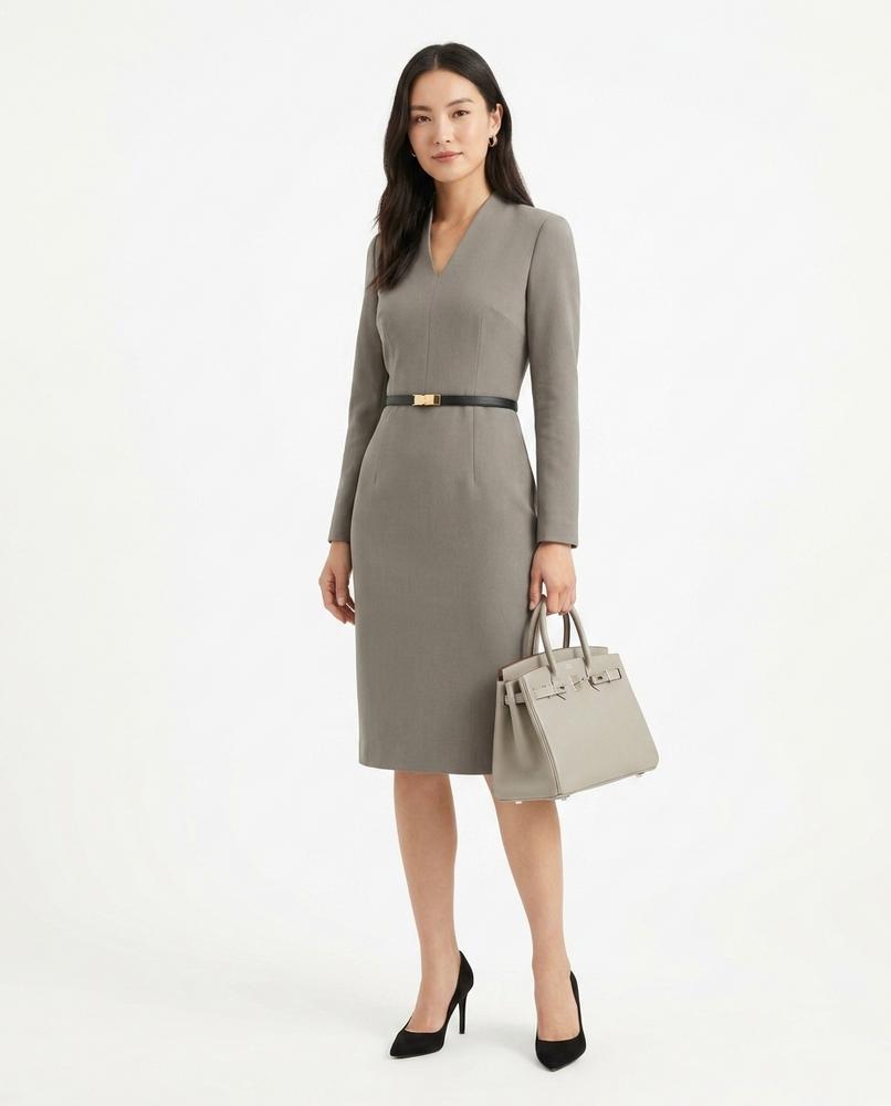 Cloppenburg Mode - Tukel | Tailliert Gegürtelt Kleid Damen