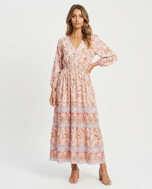 Cloppenburg Mode - Kutek | Geblümtes Langärmliges Kleid Damen