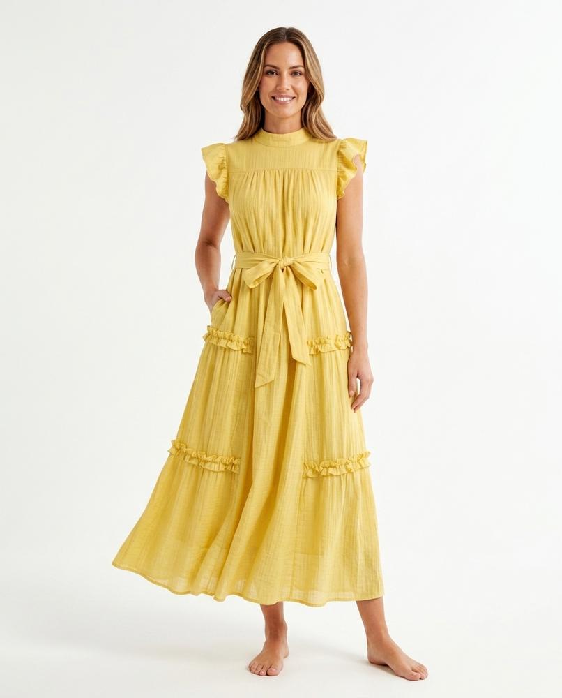 Cloppenburg Mode - Lewod | Gerüscht Tailliert Kleid Damen