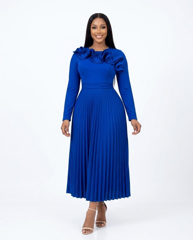 Cloppenburg Mode - Lehas | Langärmliges Plissiertes Kleid Damen
