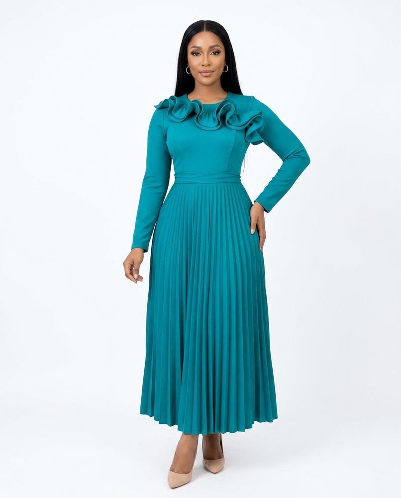 Cloppenburg Mode - Lehas | Langärmliges Plissiertes Kleid Damen