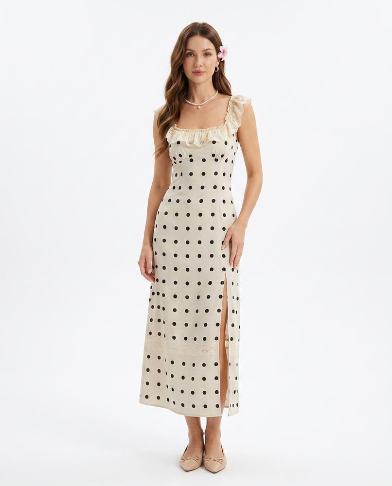 Cloppenburg Mode - Yowad | Gepunktet Tailliert Kleid Damen