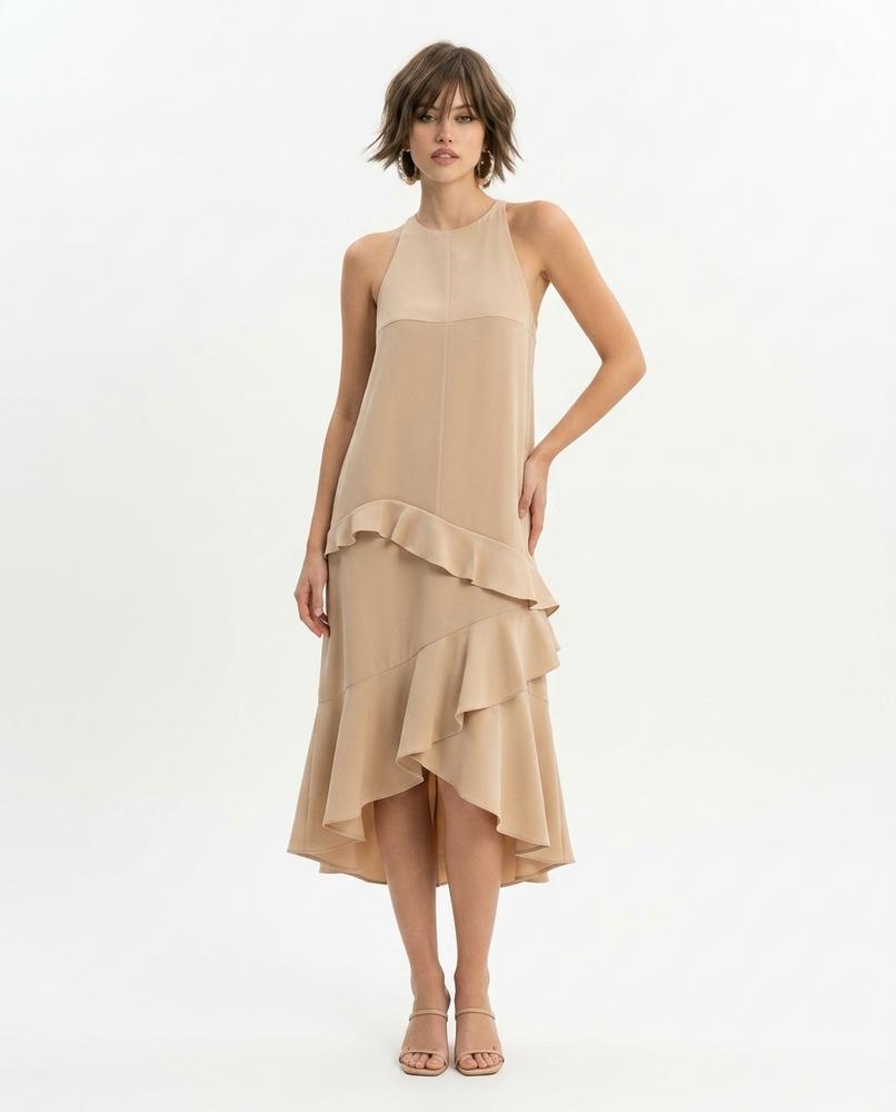 Cloppenburg Mode - Cuvad | Ärmelloses Gerüschtes Kleid Damen