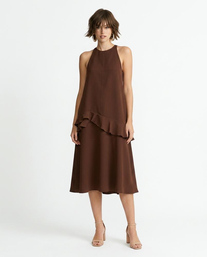 Cloppenburg Mode - Cuvad | Ärmelloses Gerüschtes Kleid Damen