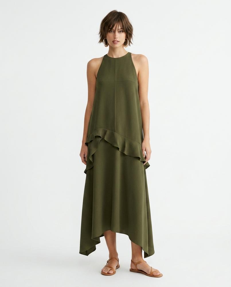 Cloppenburg Mode - Cuvad | Ärmelloses Gerüschtes Kleid Damen