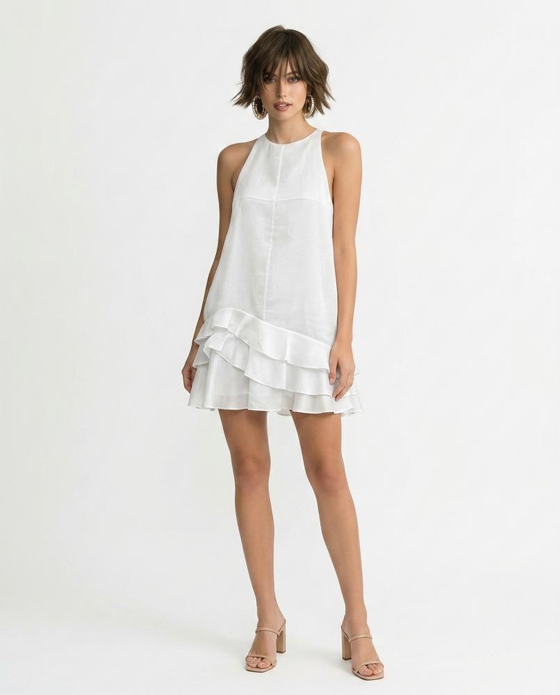 Cloppenburg Mode - Cuvad | Ärmelloses Gerüschtes Kleid Damen