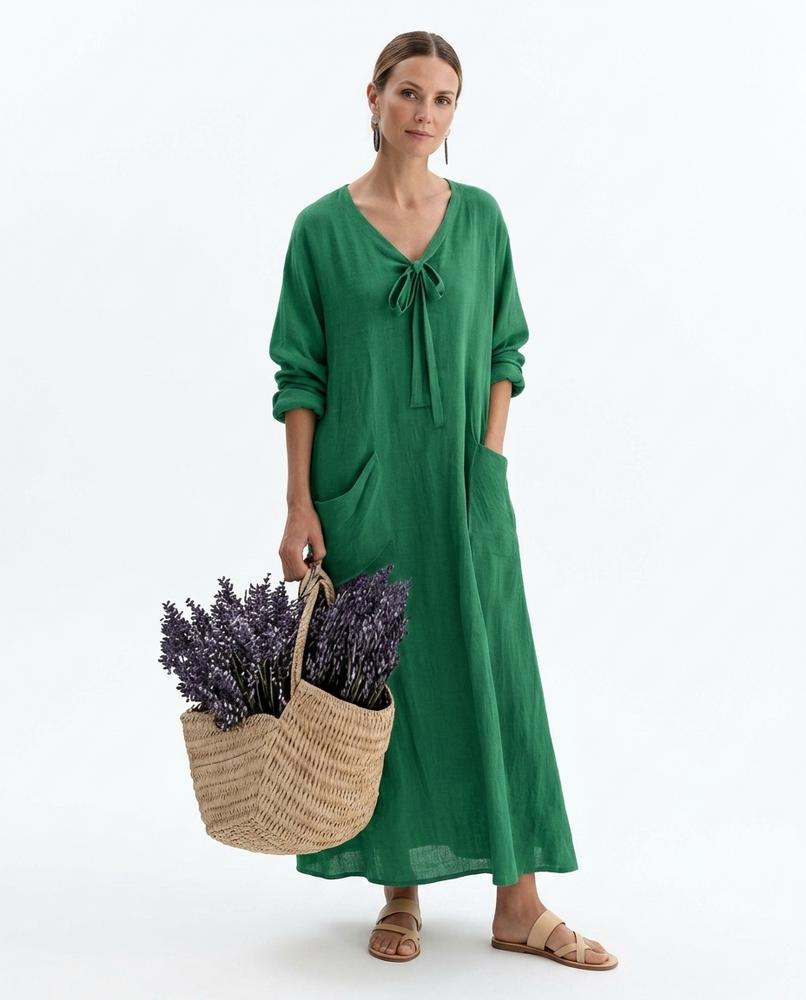 Cloppenburg Mode - Tazud | Gebundenes Langärmliges Kleid Damen