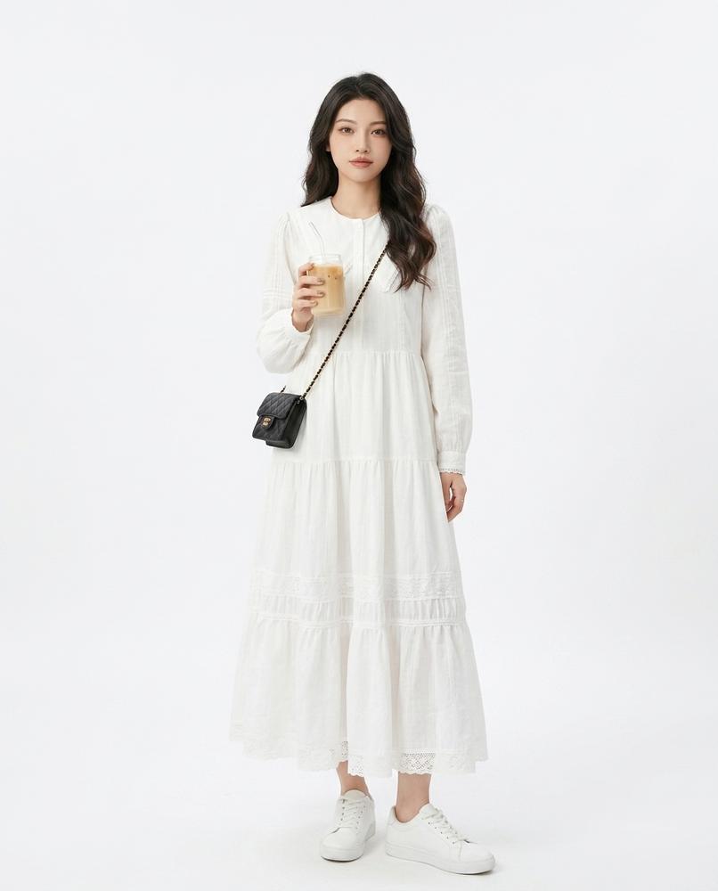 Cloppenburg Mode - Yeguv | Gestuft Langärmelig Kleid Damen