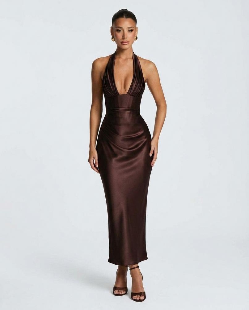 Cloppenburg Mode - Rigan | Neckholder Gerafftes Kleid Damen
