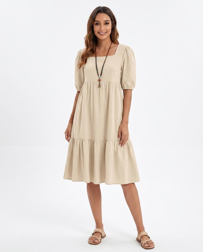Cloppenburg Mode - Tahar | Gestuft Kurzärmlig Kleid Damen